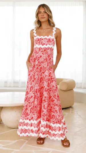 Eaton Maxi Dress - Paisley Print