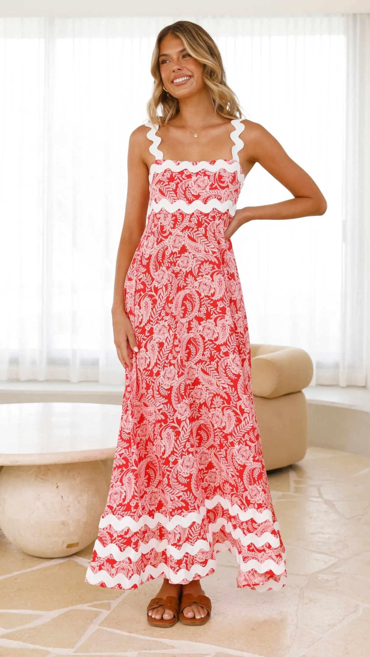 Eaton Maxi Dress - Paisley Print