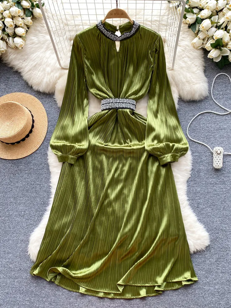 Elegant Mid-Calf Women Dresses