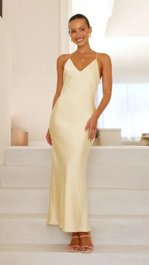 Ember Maxi Dress - Yellow