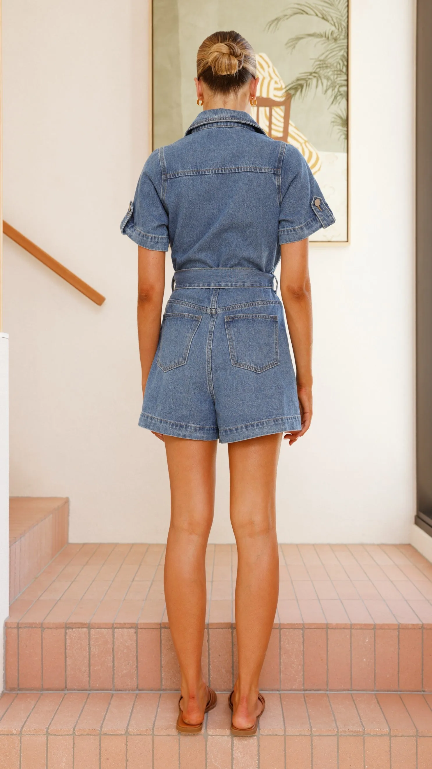 Emma Playsuit - Denim