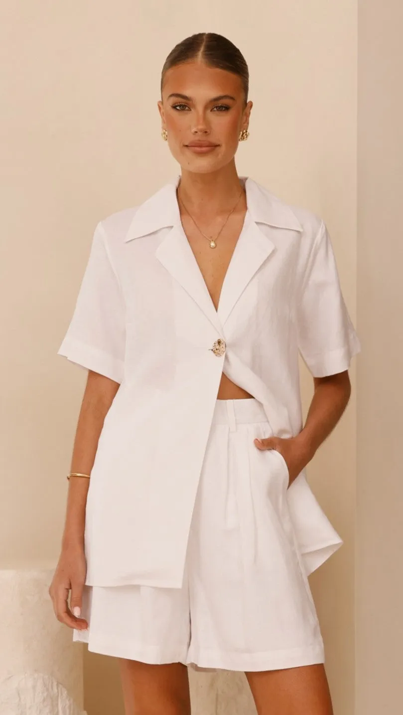 Emmaline Shorts - White