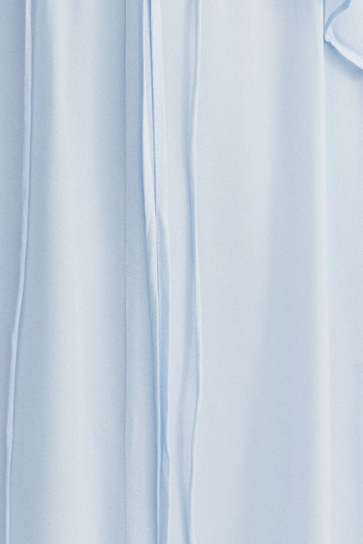 EMORY HIGH NECK BALLOON SLEEVE MAXI DRESS - ARCADIAN BLUE