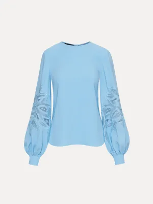 English Rose Cutout Blouse