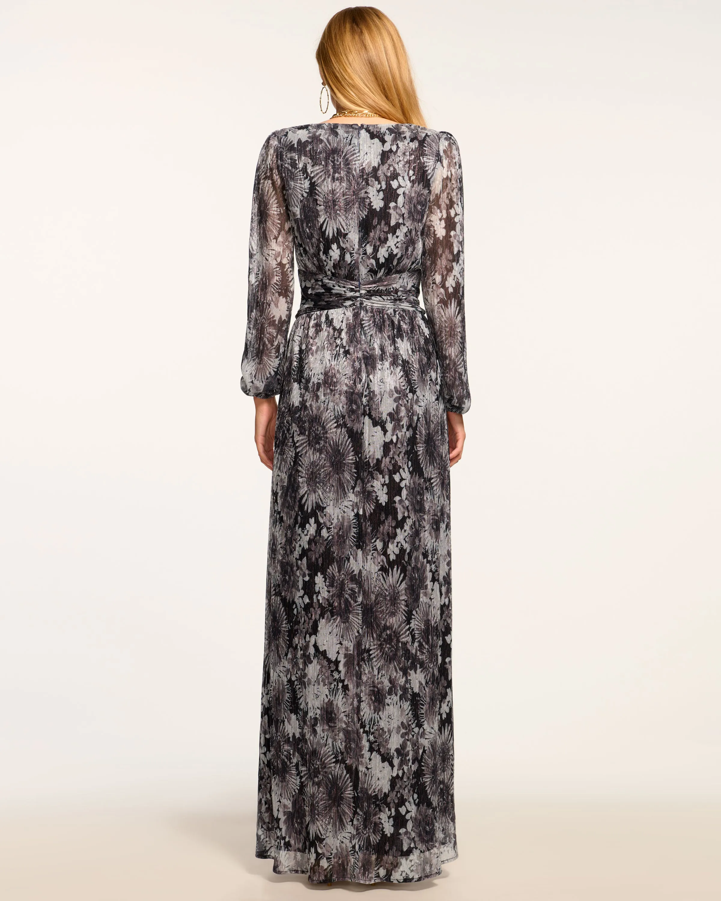 Estelle Long Sleeve V-Neck Dress