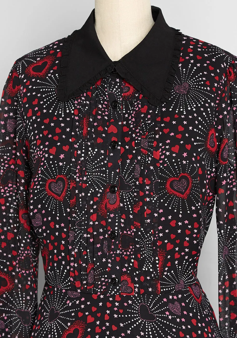 Explosion Of Love Mini Dress