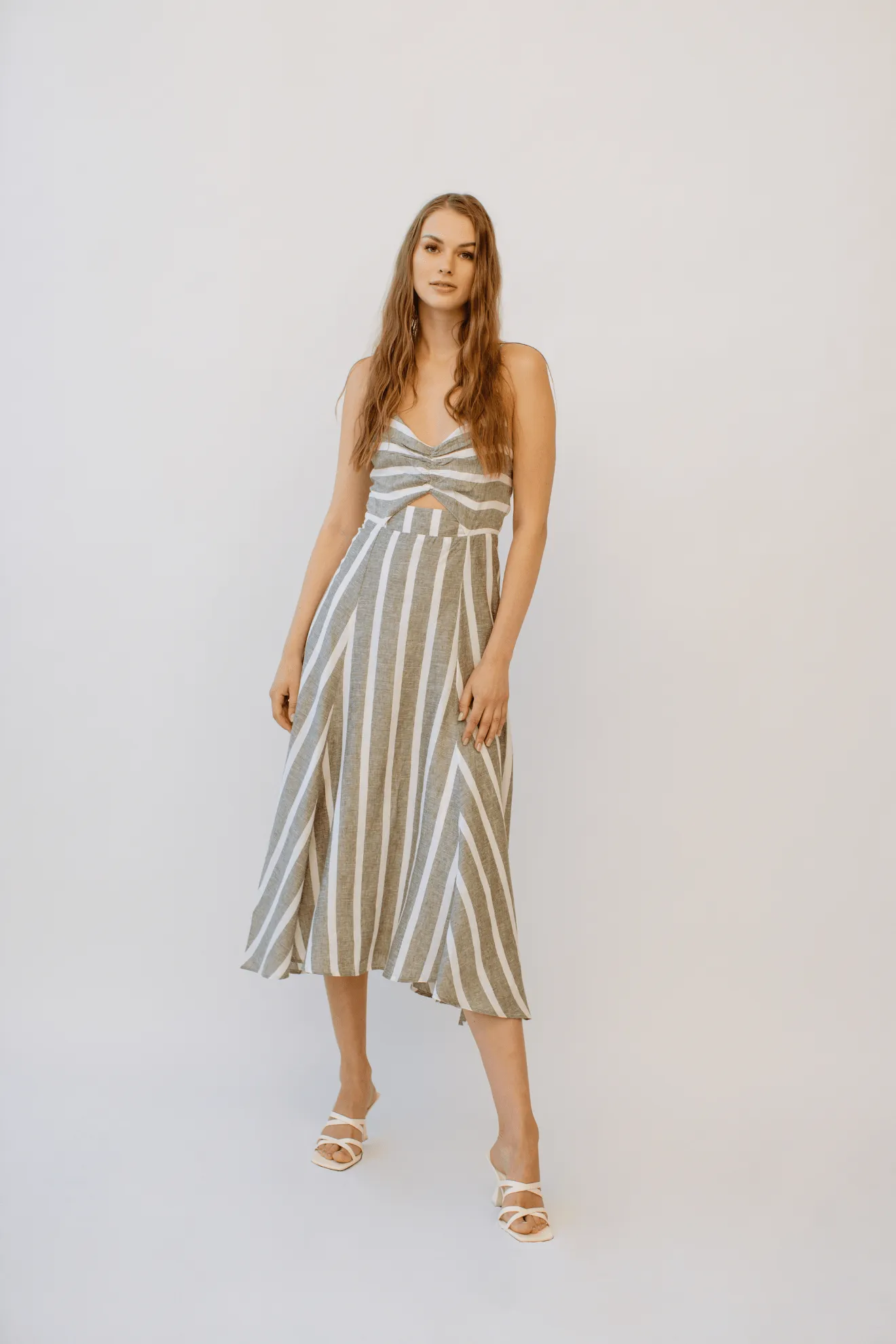 Filomena Stripe Grey