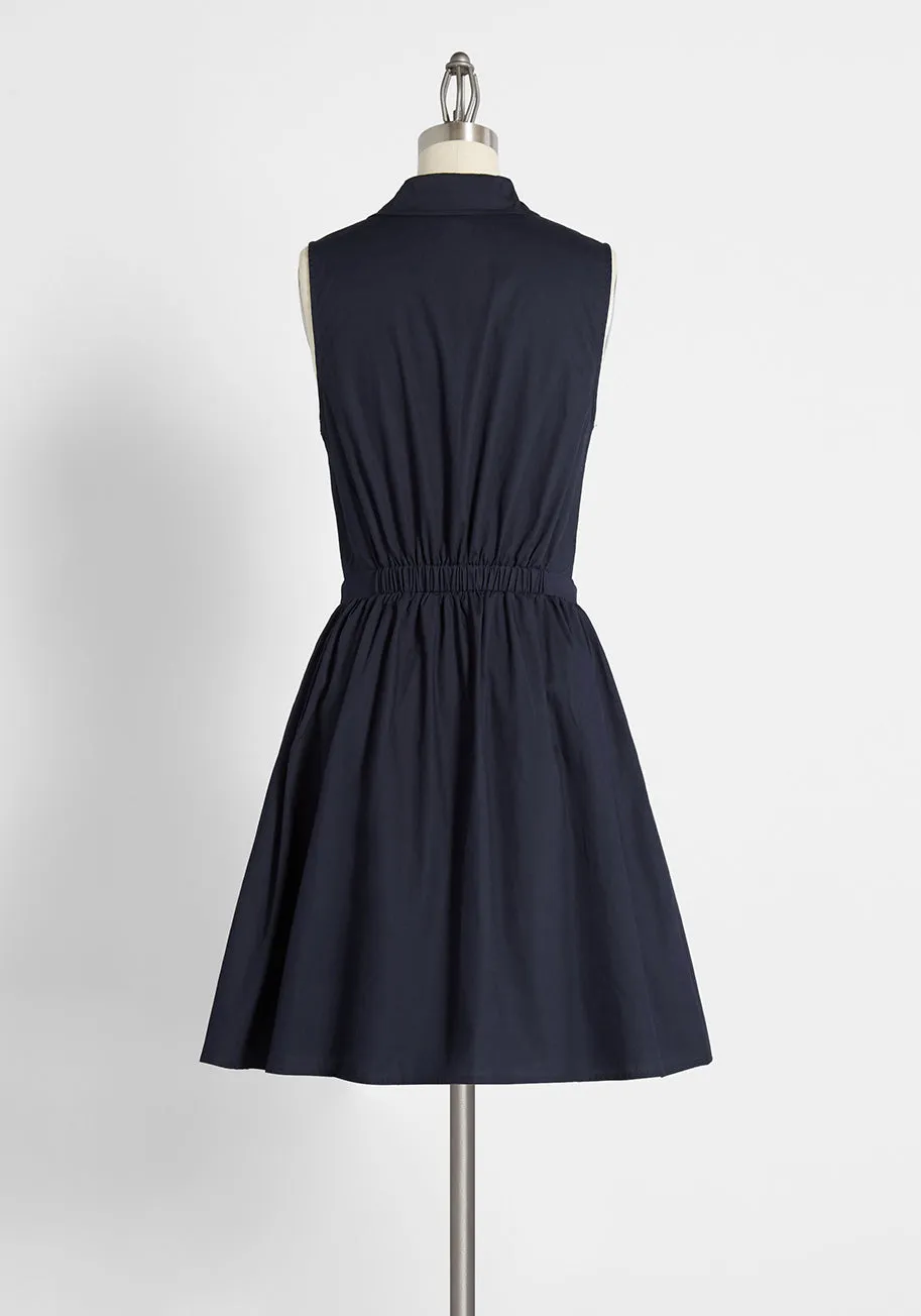 Flocking For The Festivities Shirt Dress