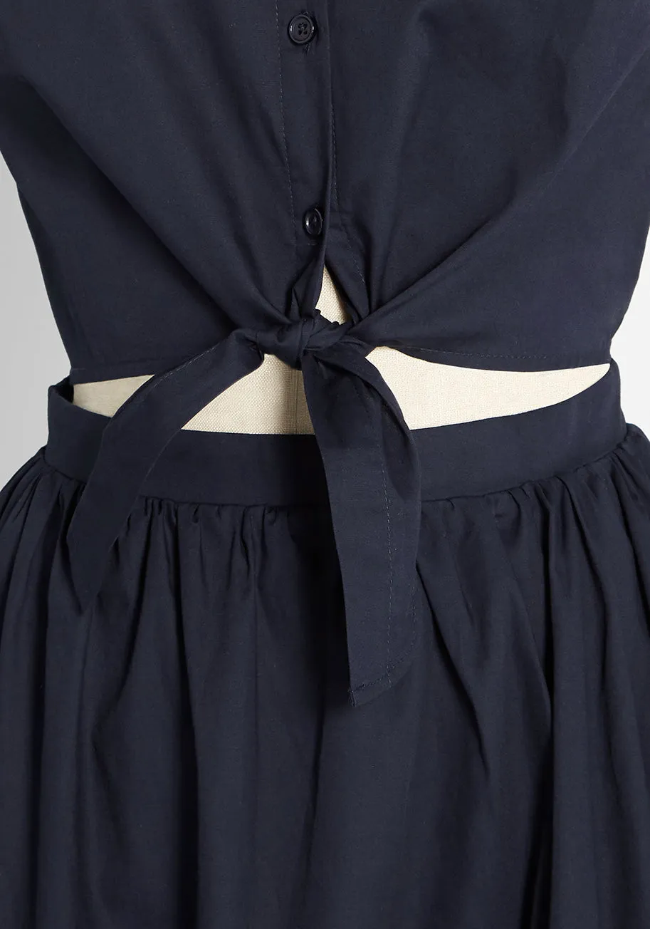 Flocking For The Festivities Shirt Dress