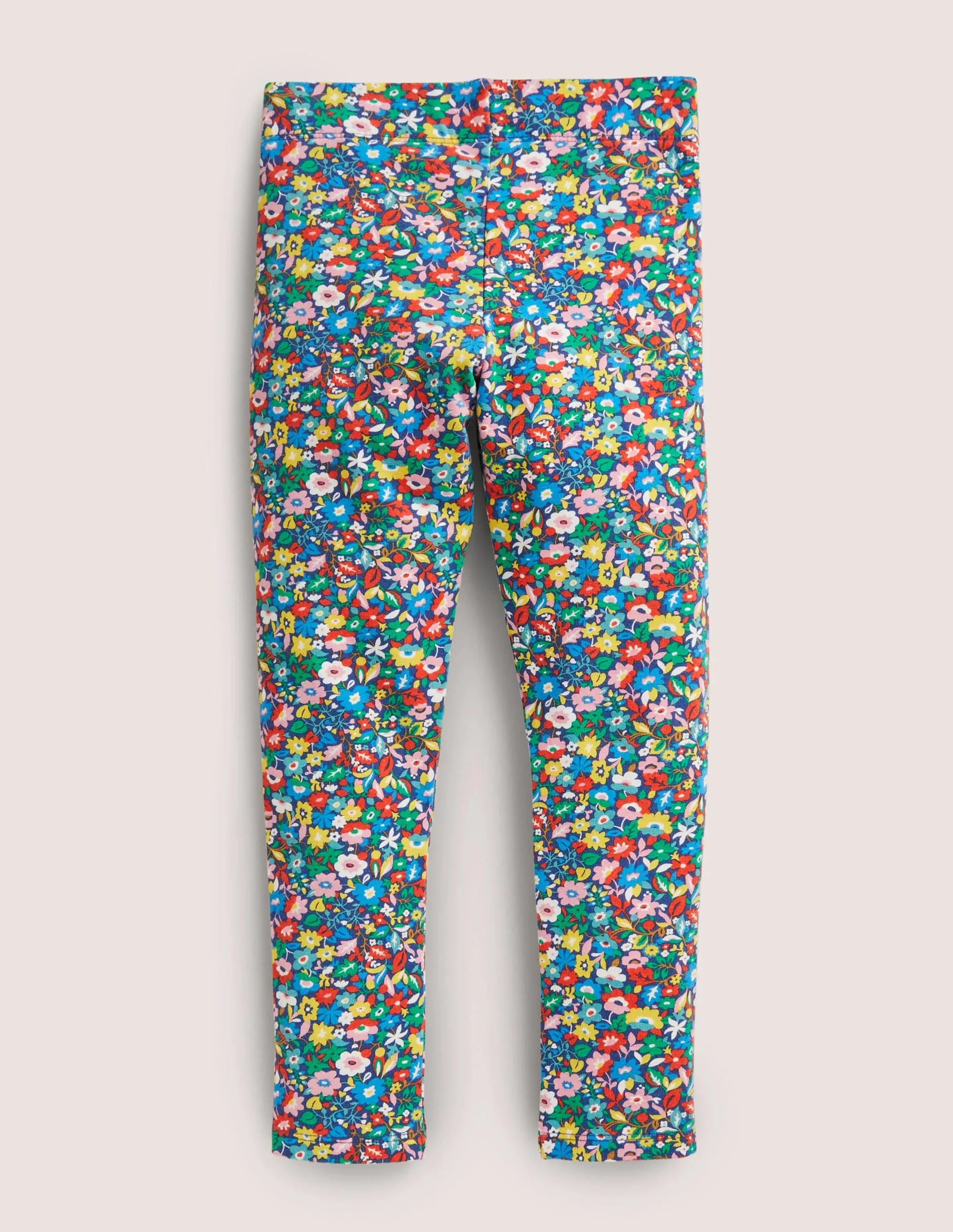 Fun Cosy Leggings-Multi Patchwork Floral