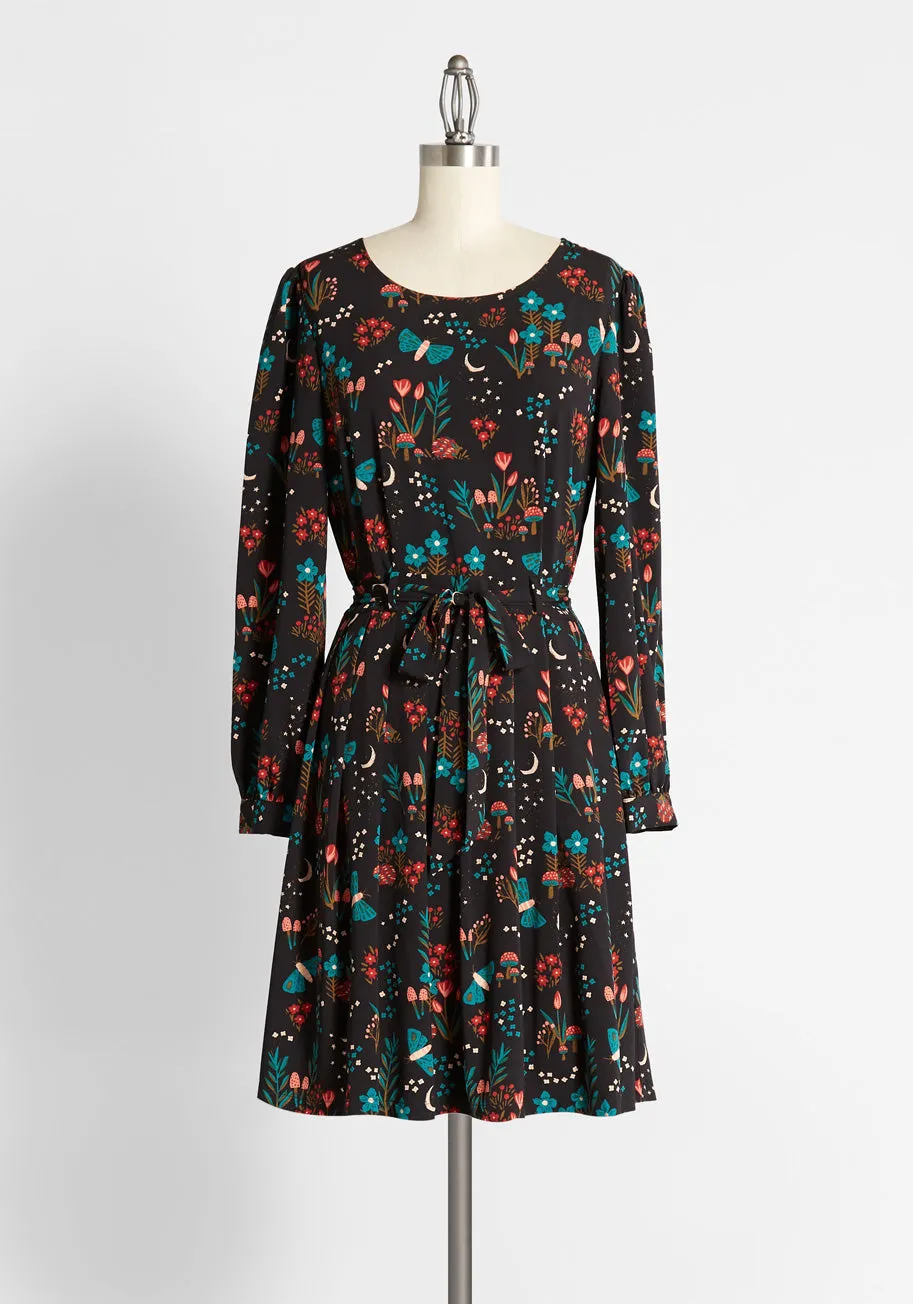 Garden After Party A-Line Dress