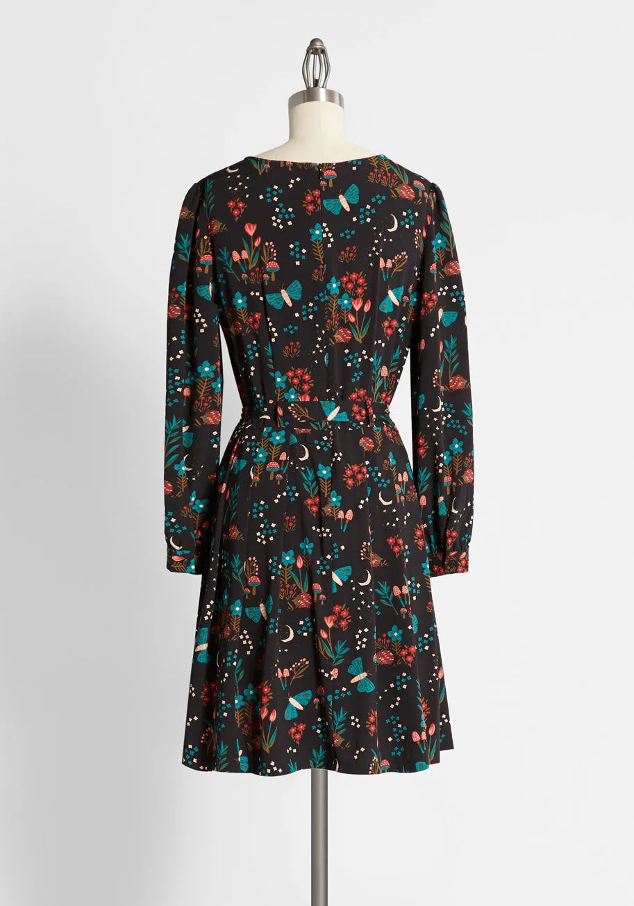 Garden After Party A-Line Dress