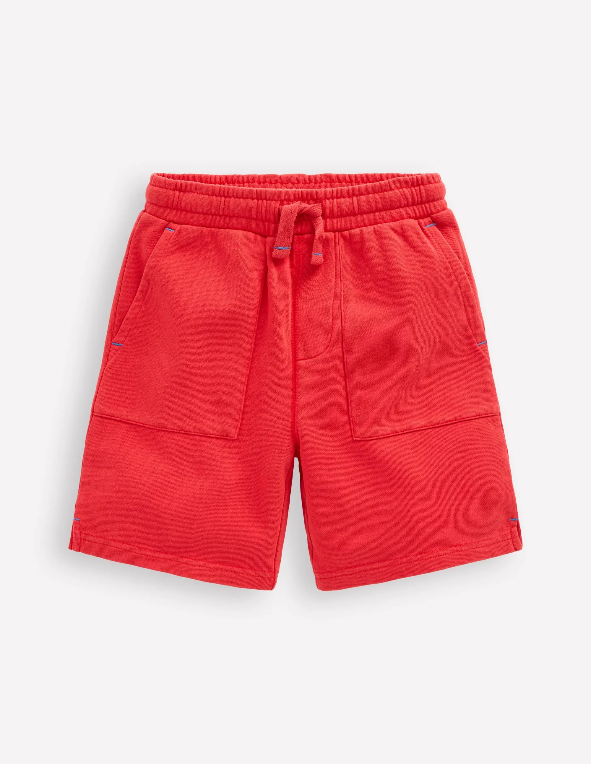 Garment Dye Shorts-Post Box Red