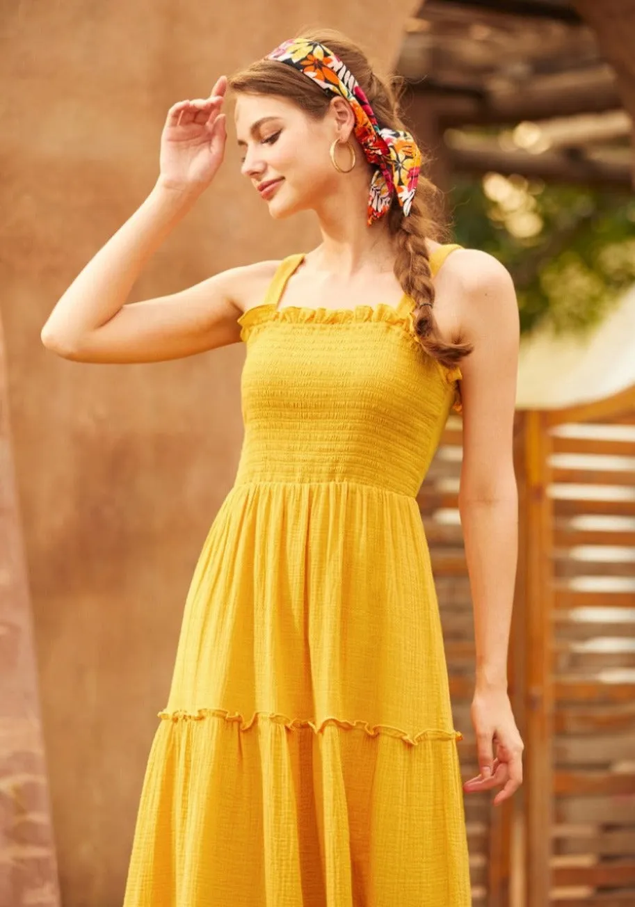 Glimmering Goddess Maxi Dress