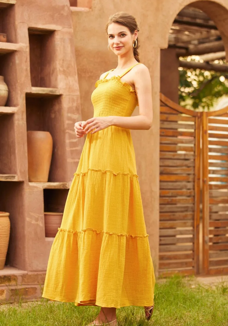 Glimmering Goddess Maxi Dress