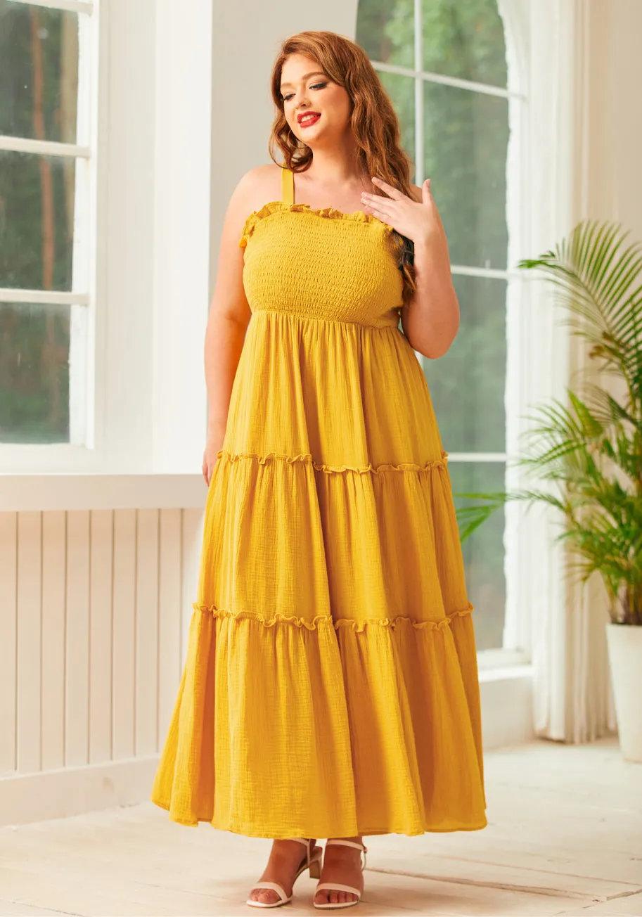 Glimmering Goddess Maxi Dress