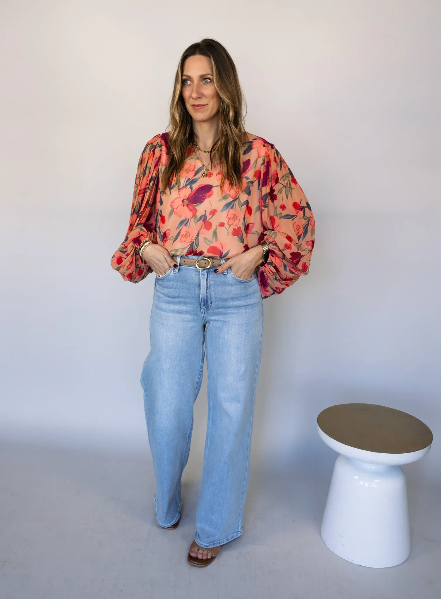 Hallyn Floral Blouse - Final Sale