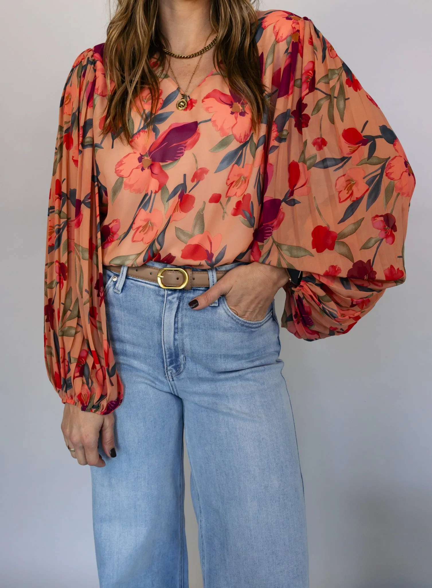 Hallyn Floral Blouse - Final Sale