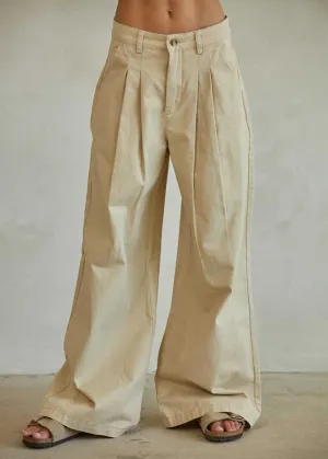 Honey Drop Pants - Beige