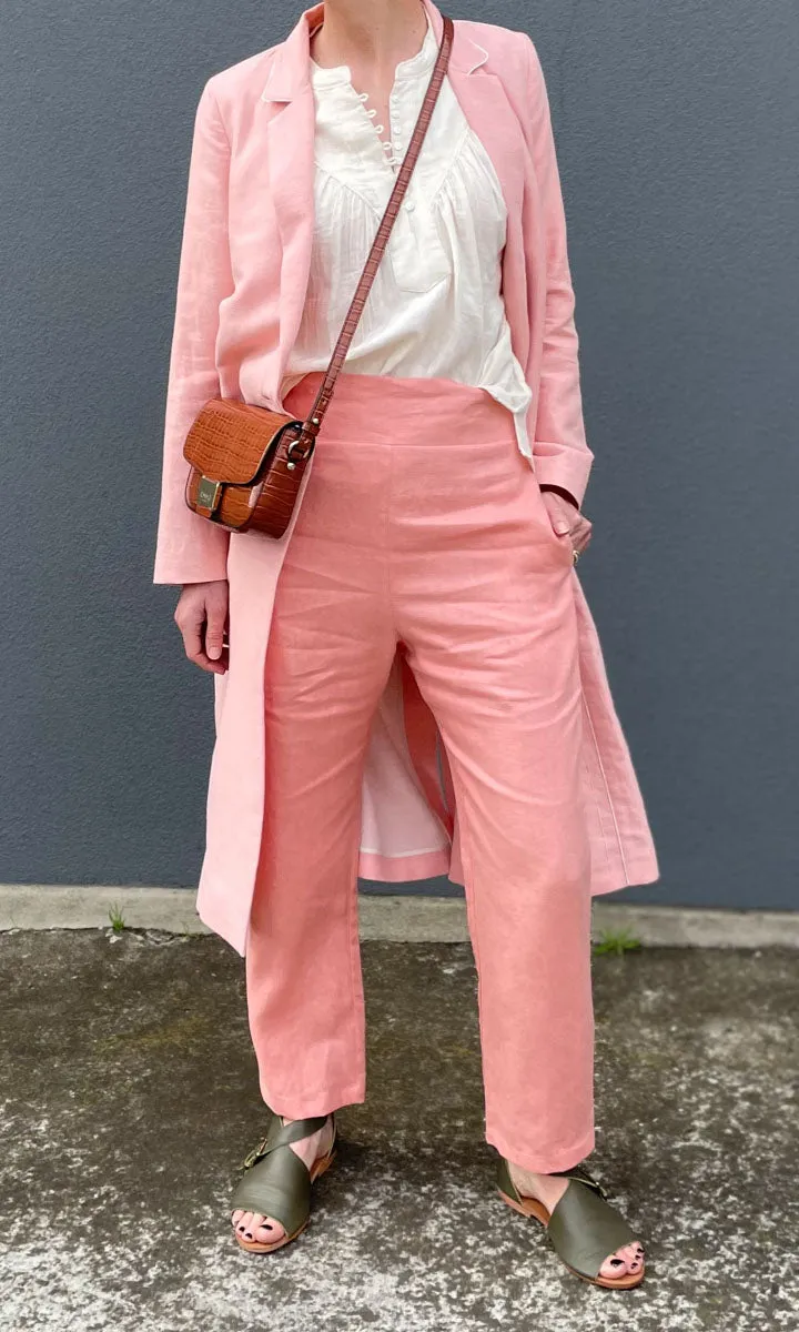 HOSS Pink  Beth Linen Pant