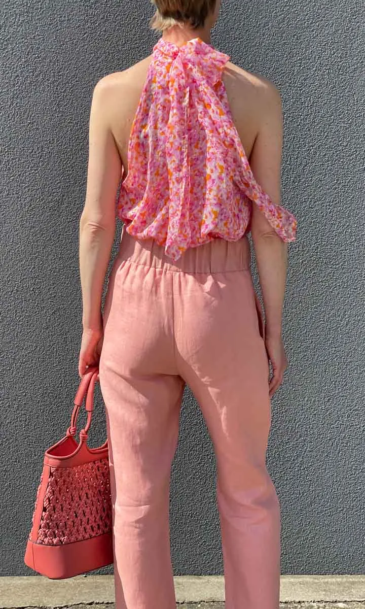 HOSS Pink  Beth Linen Pant