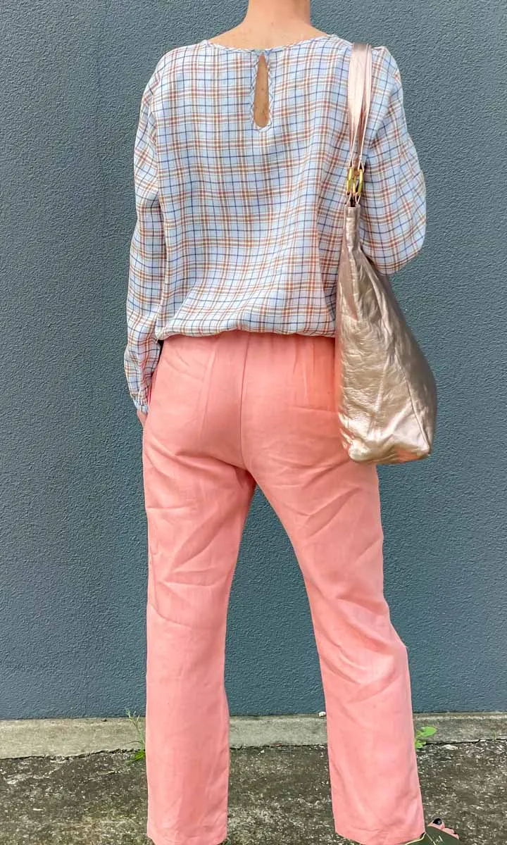 HOSS Pink  Beth Linen Pant