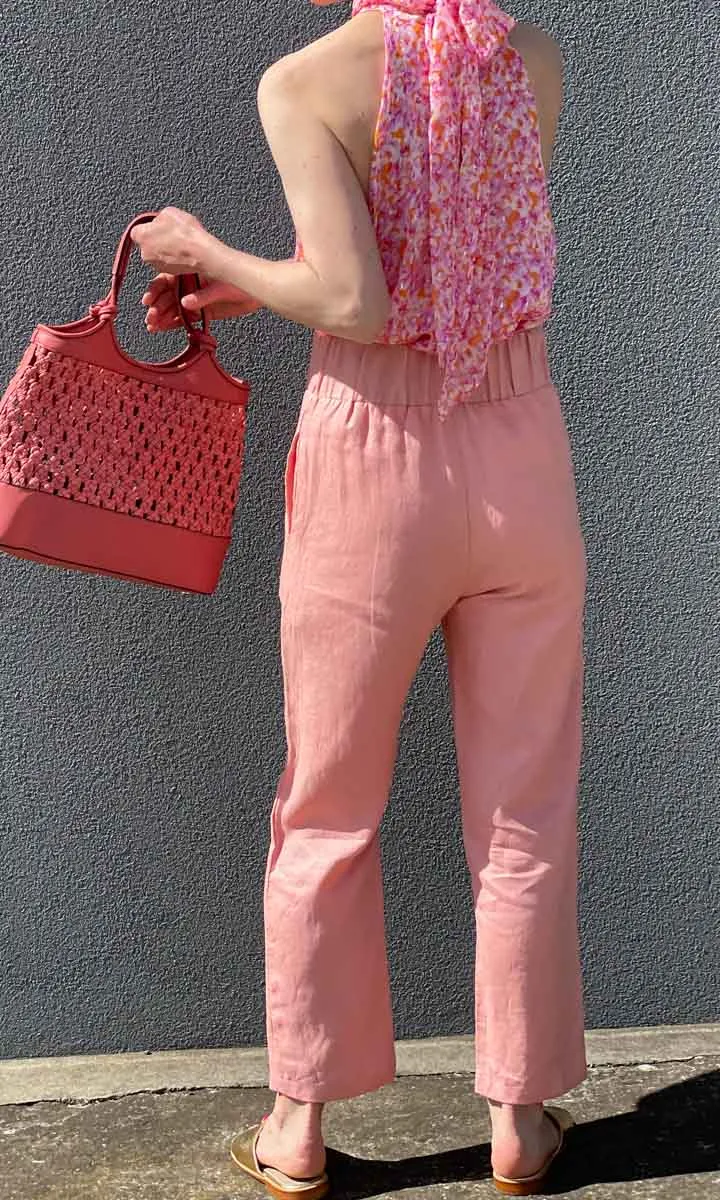 HOSS Pink  Beth Linen Pant