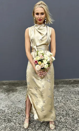 hoss Veronica Cowl Maxi -  Silk Cream