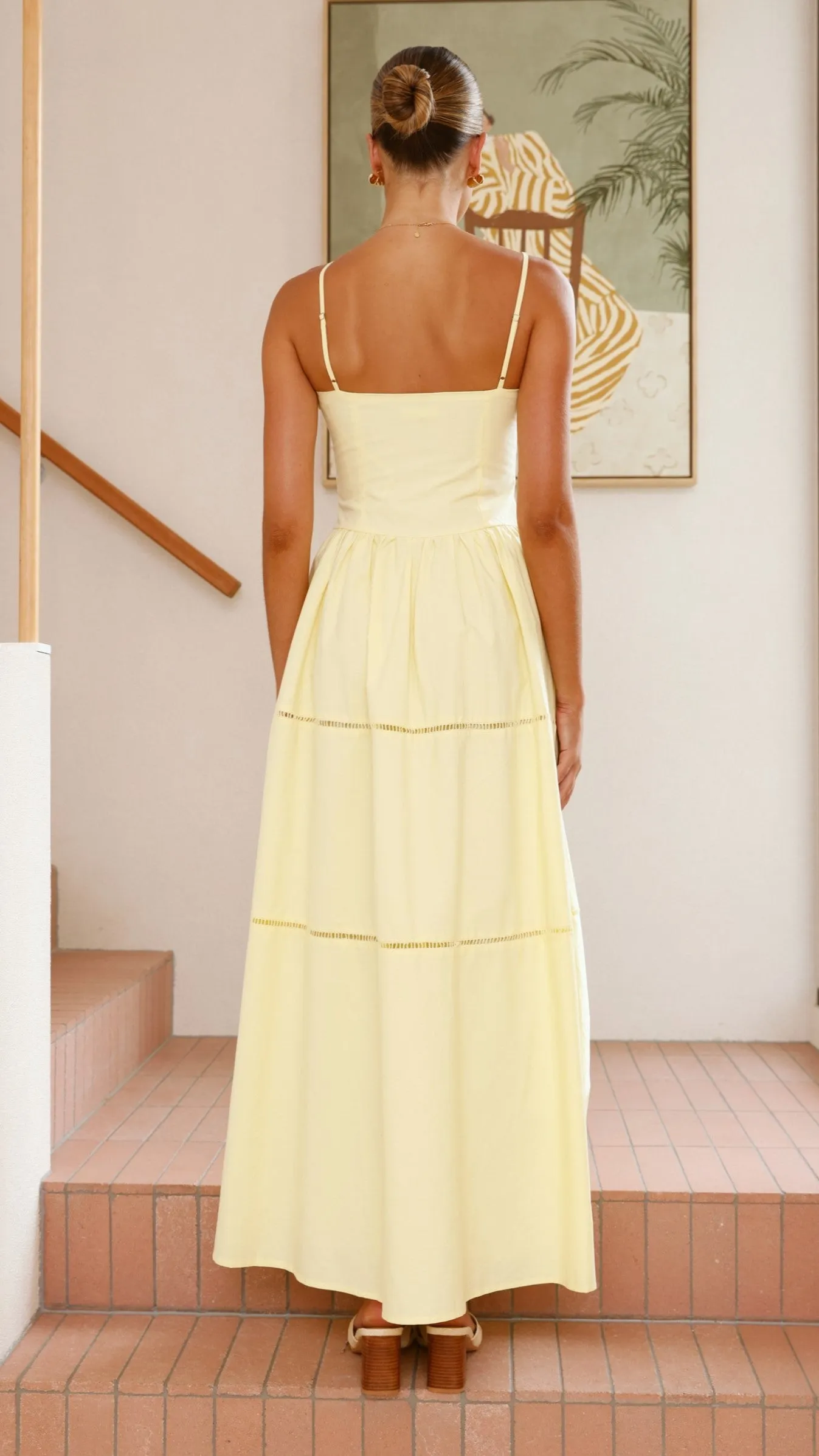 Isabella Maxi Dress - Yellow