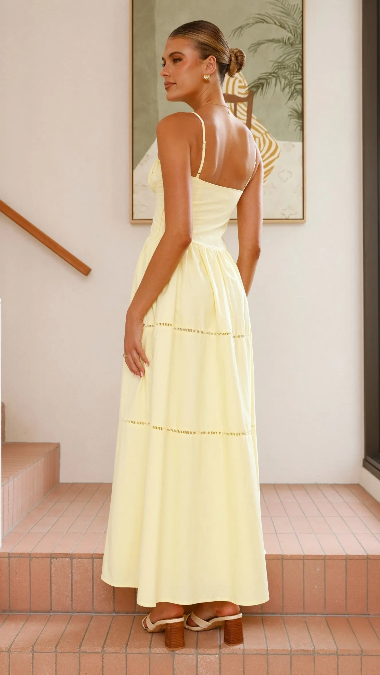 Isabella Maxi Dress - Yellow