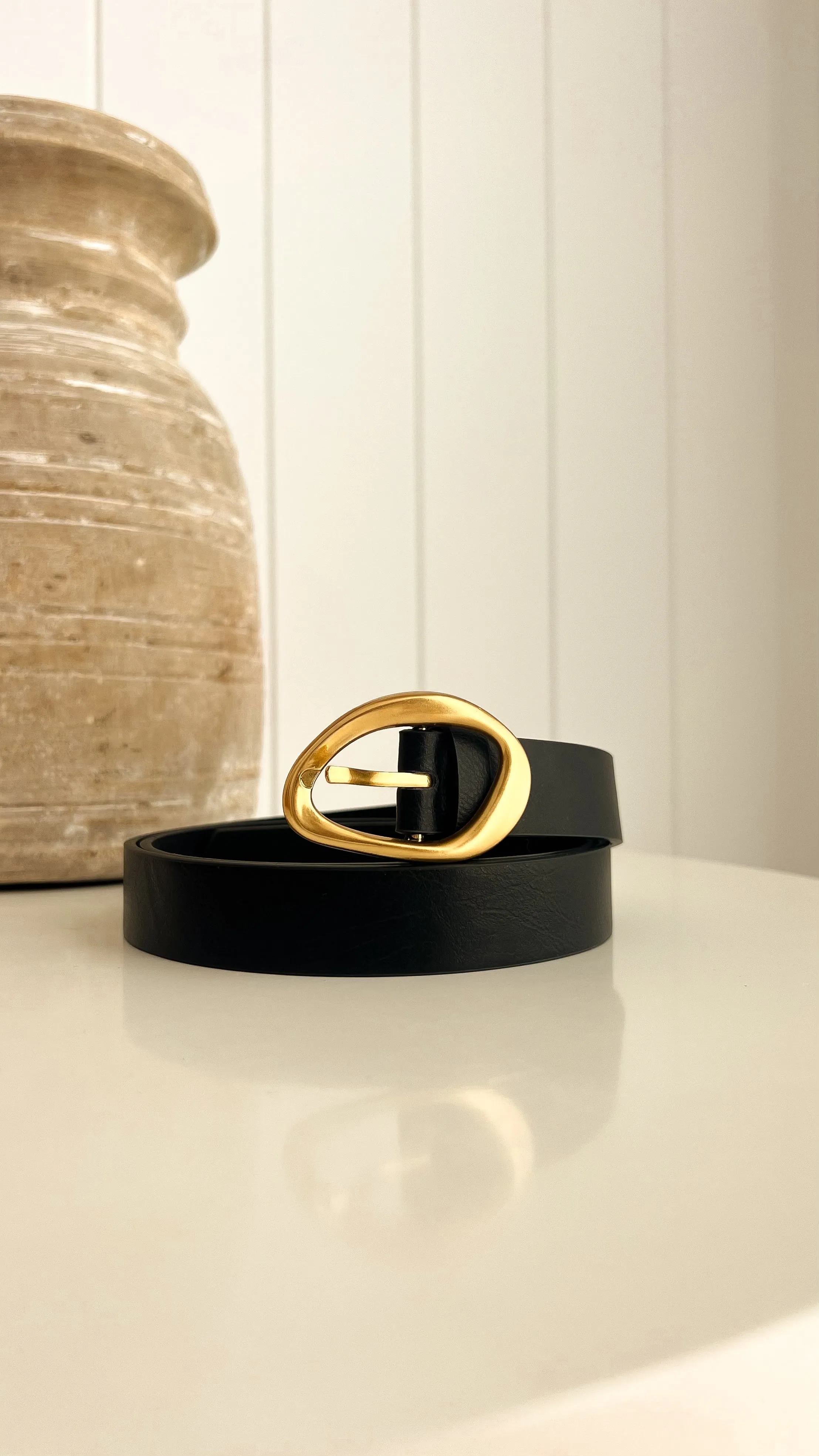 Jacory Belt - Black / Gold