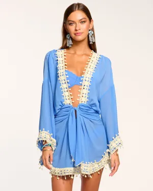 Jamie Embellished Coverup Mini Dress