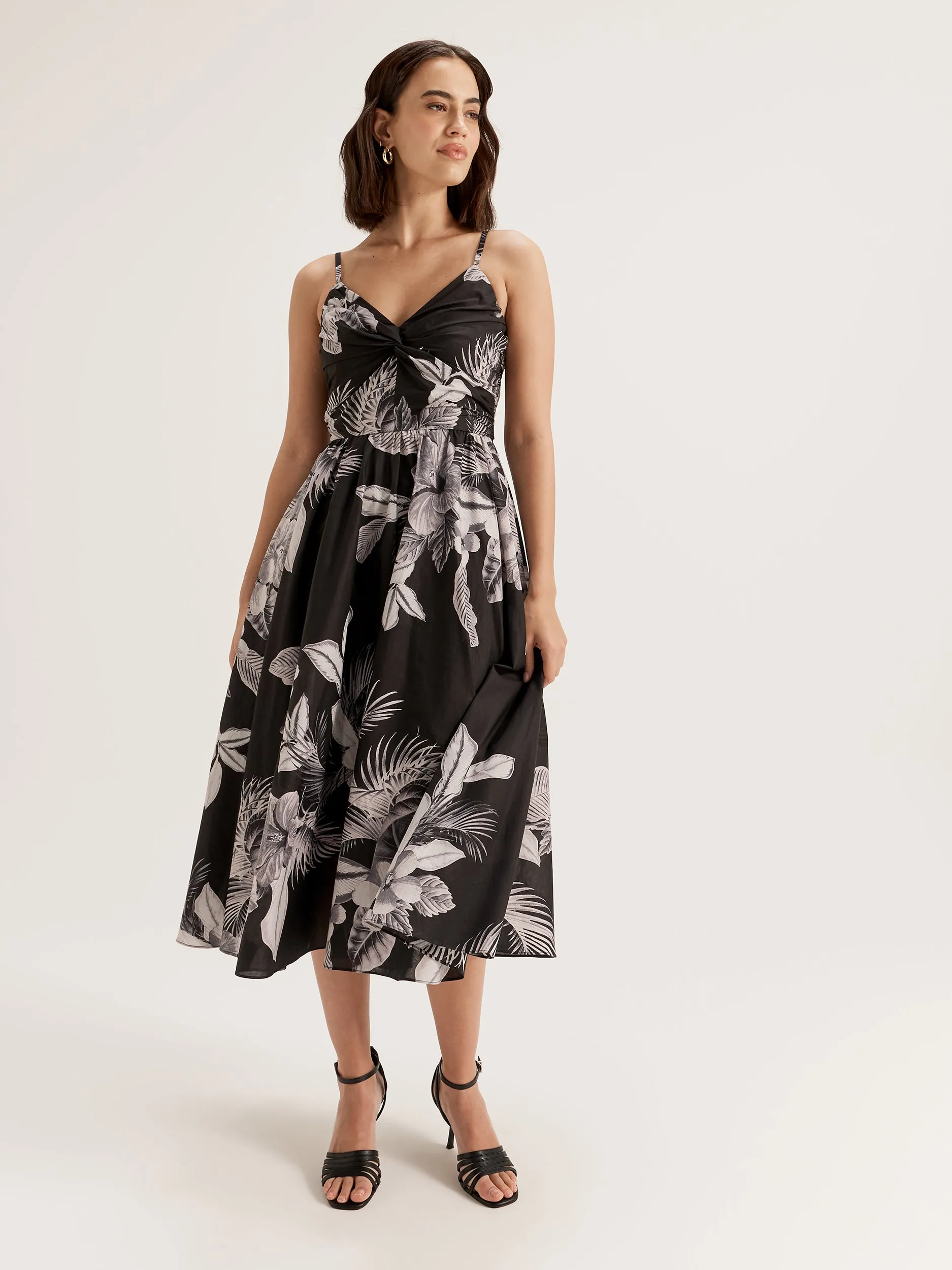 Jungle Night Midi Dress