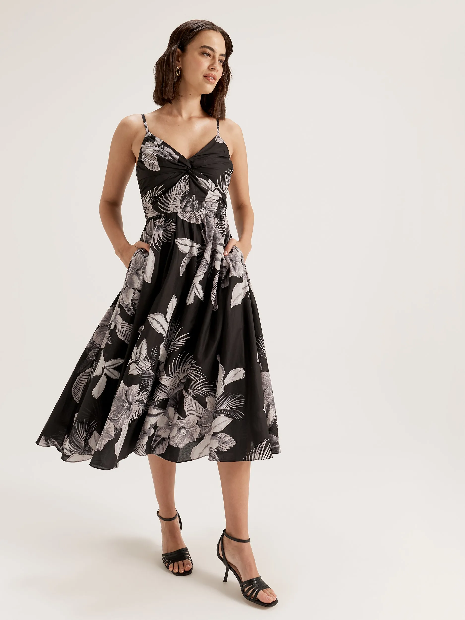Jungle Night Midi Dress