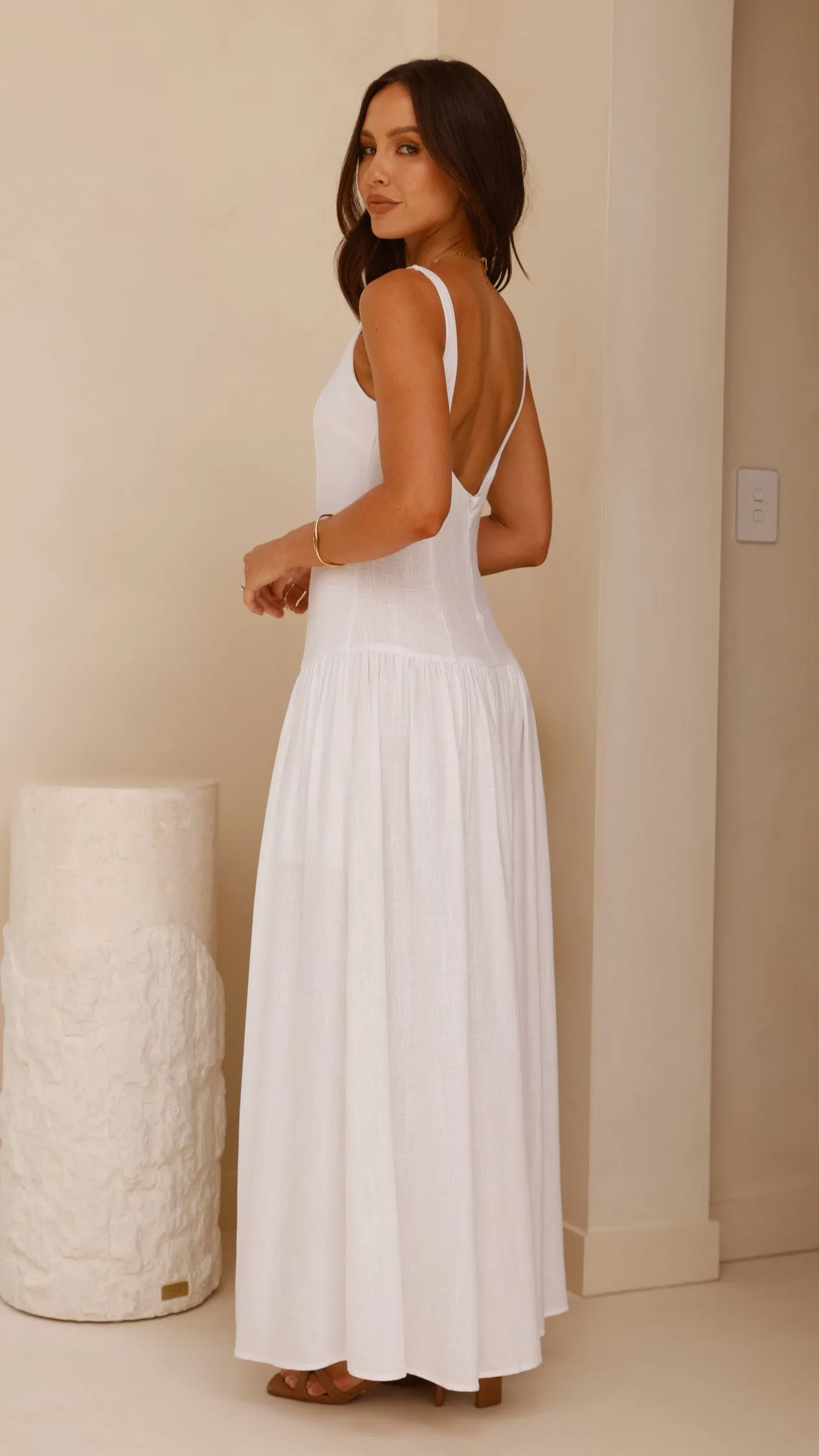 Kora Maxi Dress - White