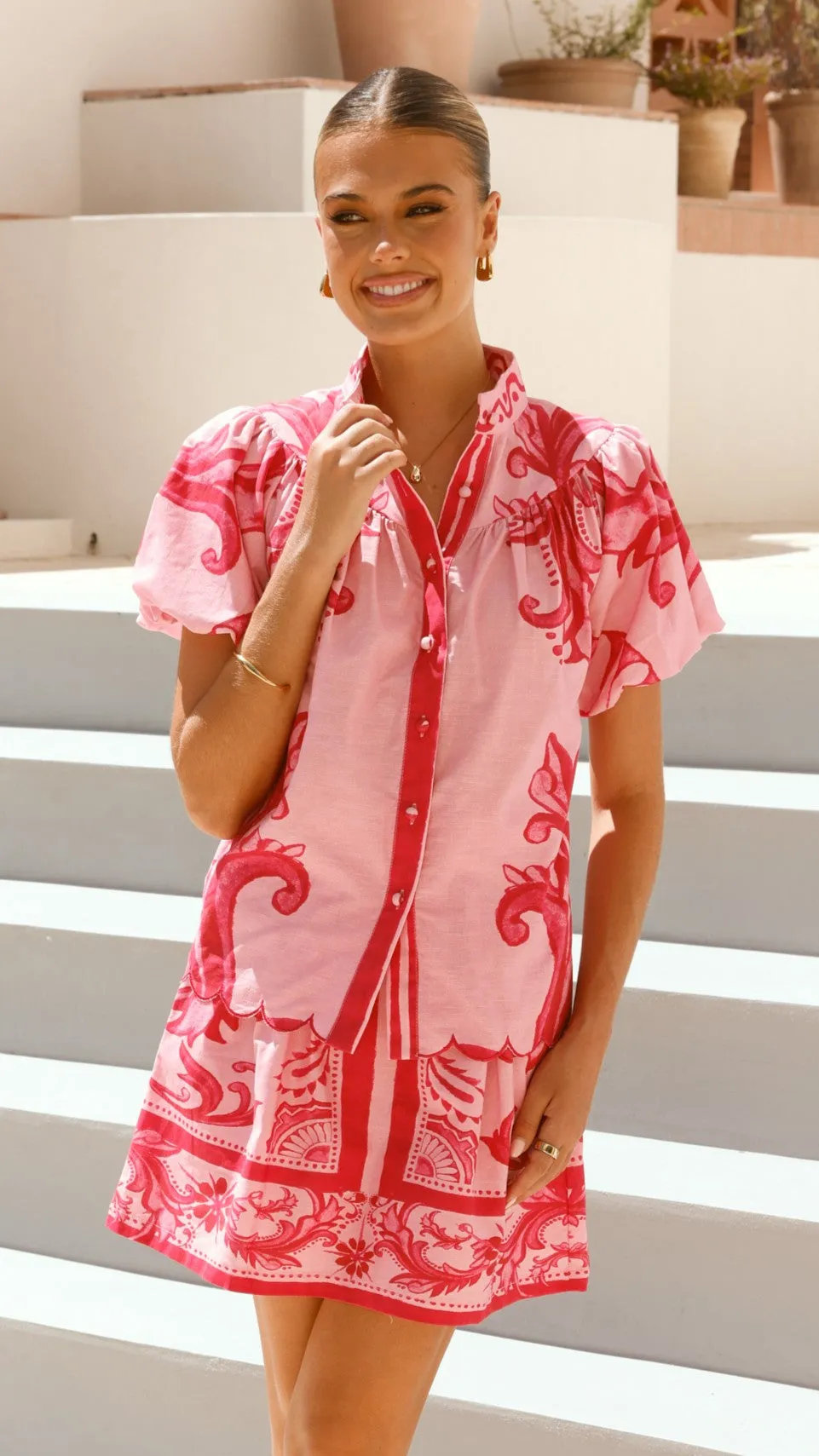 Lanie Shirt - Pink