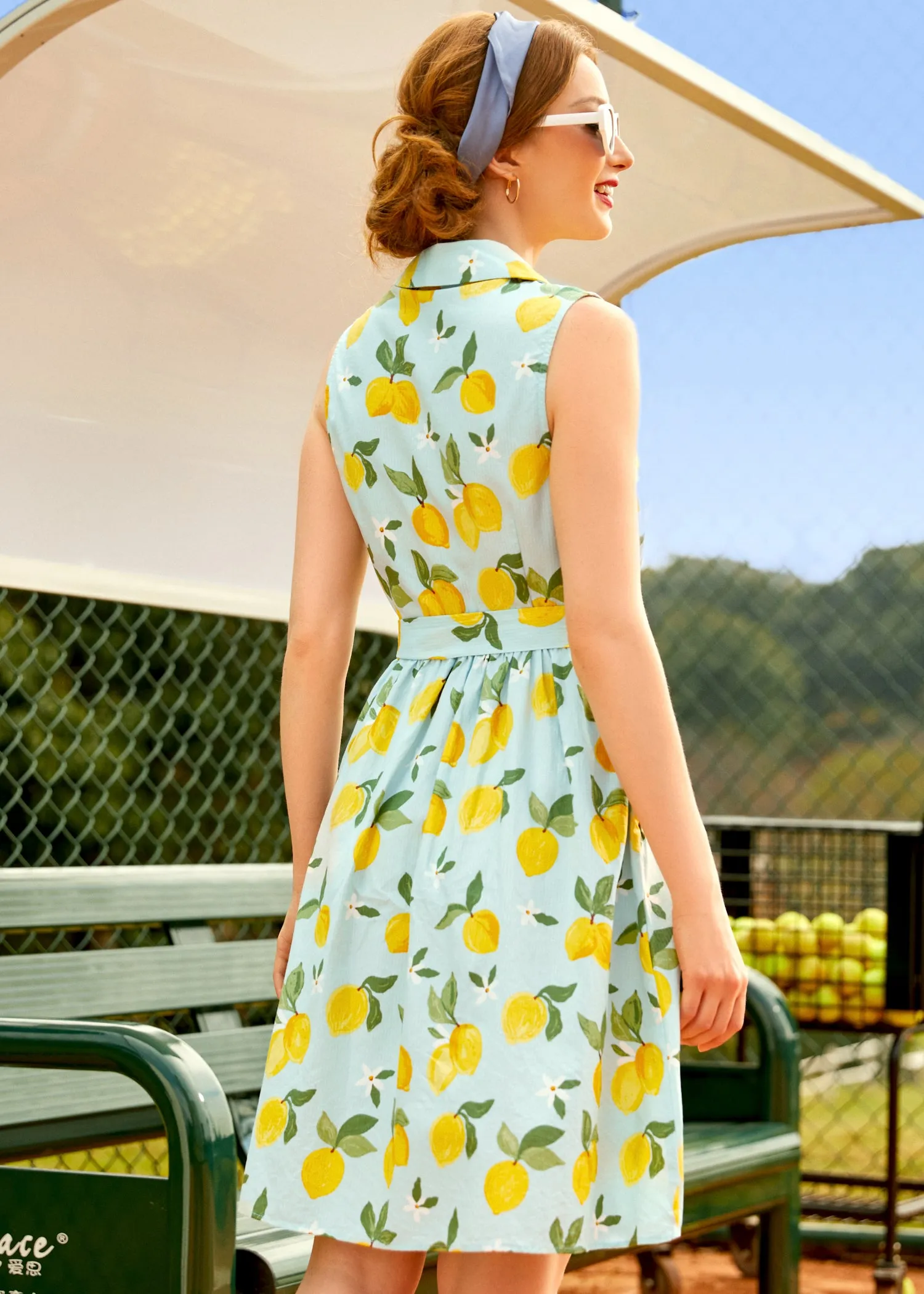 Lemon Shirt Dress