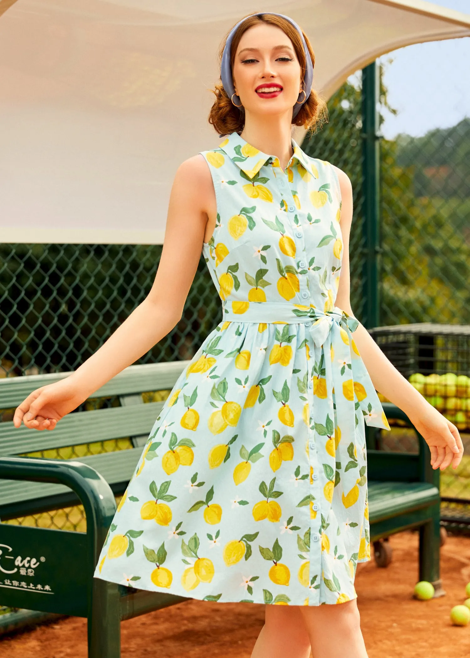 Lemon Shirt Dress