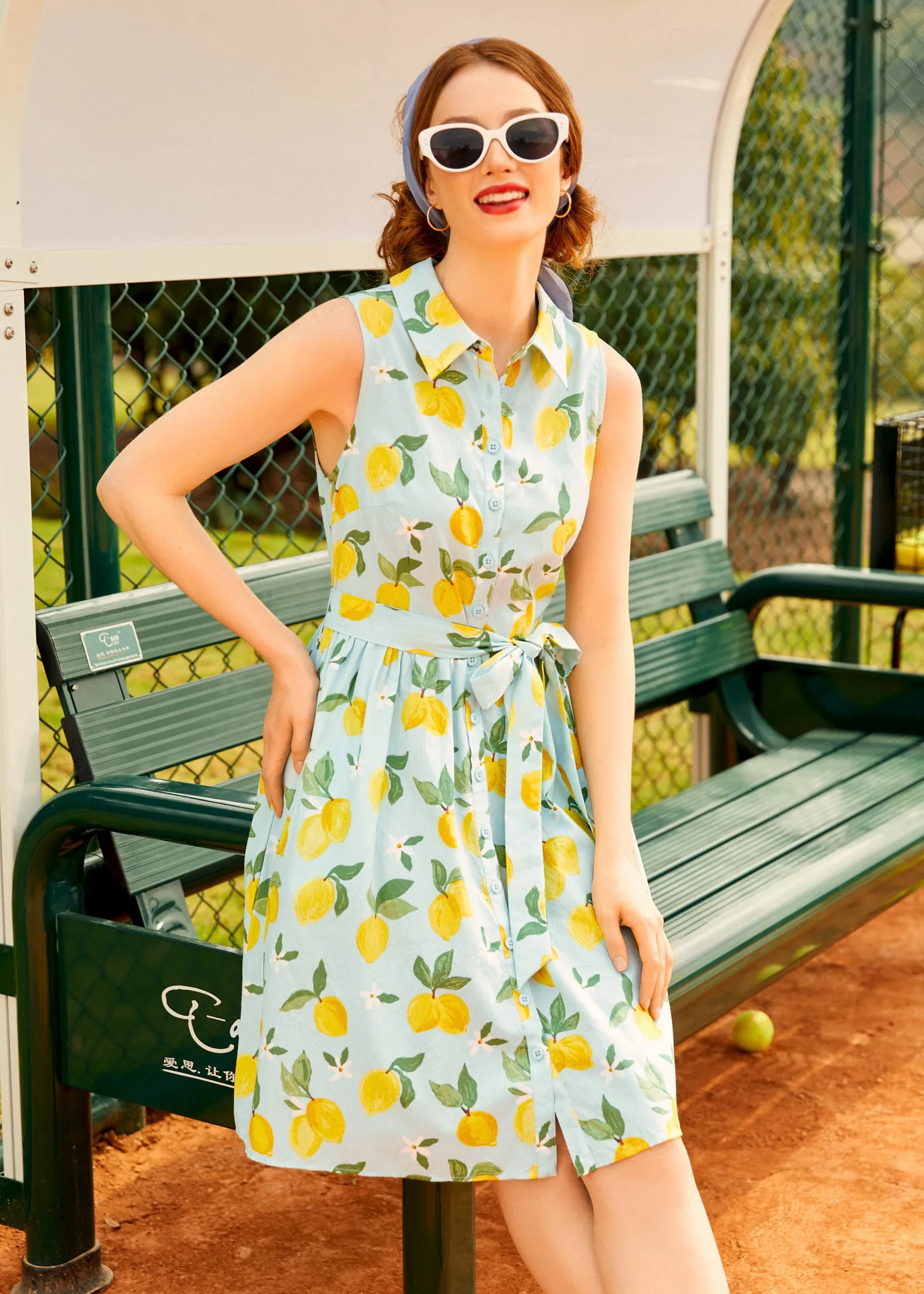Lemon Shirt Dress