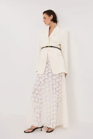 LOULA WHITE LACE SKIRT