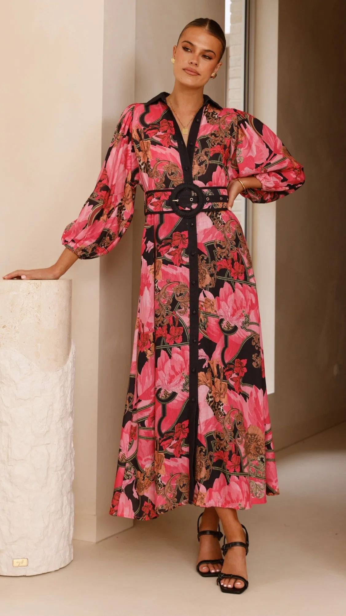 Lucinda Maxi Dress - Pink