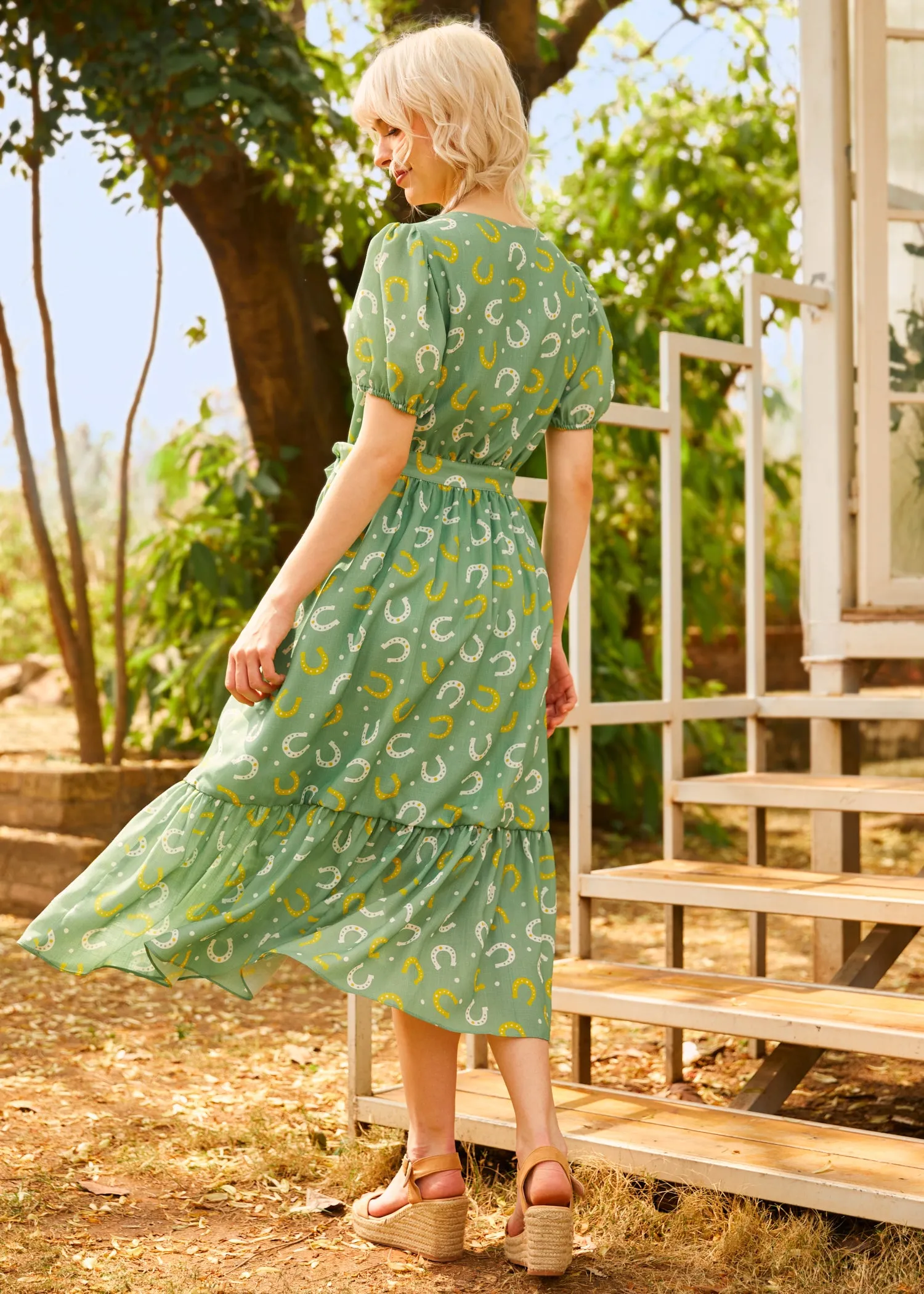 Luck Be a Lady Wrap Dress