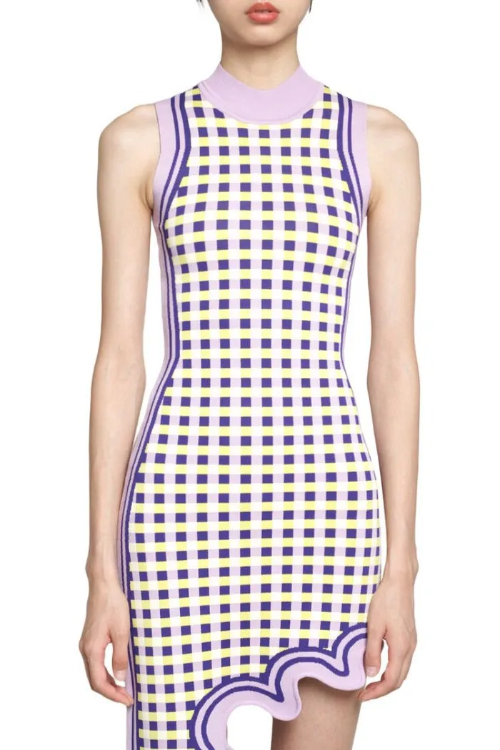 Lydia Wavy Asymmetric Dress