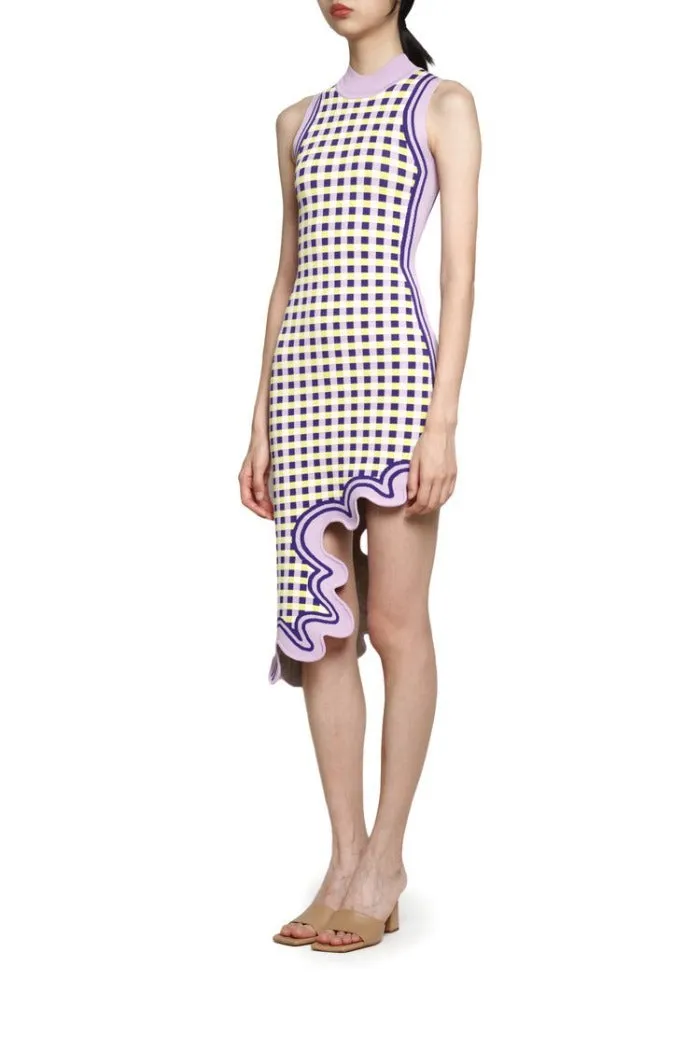 Lydia Wavy Asymmetric Dress
