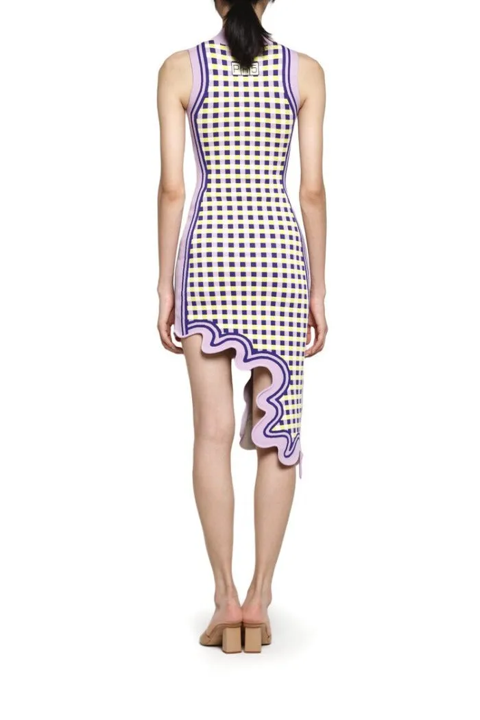 Lydia Wavy Asymmetric Dress