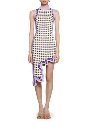 Lydia Wavy Asymmetric Dress