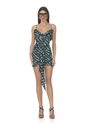 Mackie Dress - Navy Dot