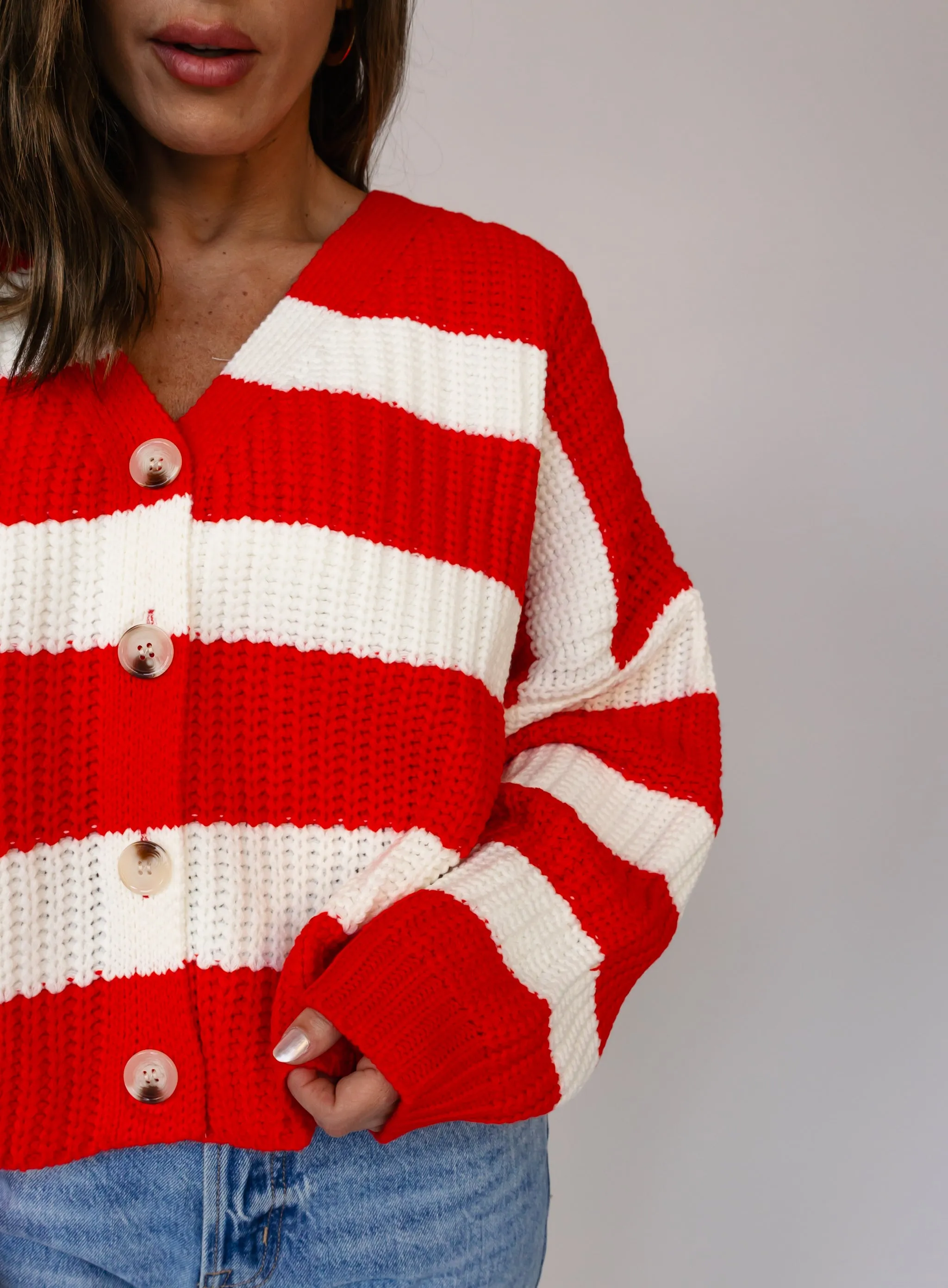 Makenzie Striped Cardigan - Final Sale