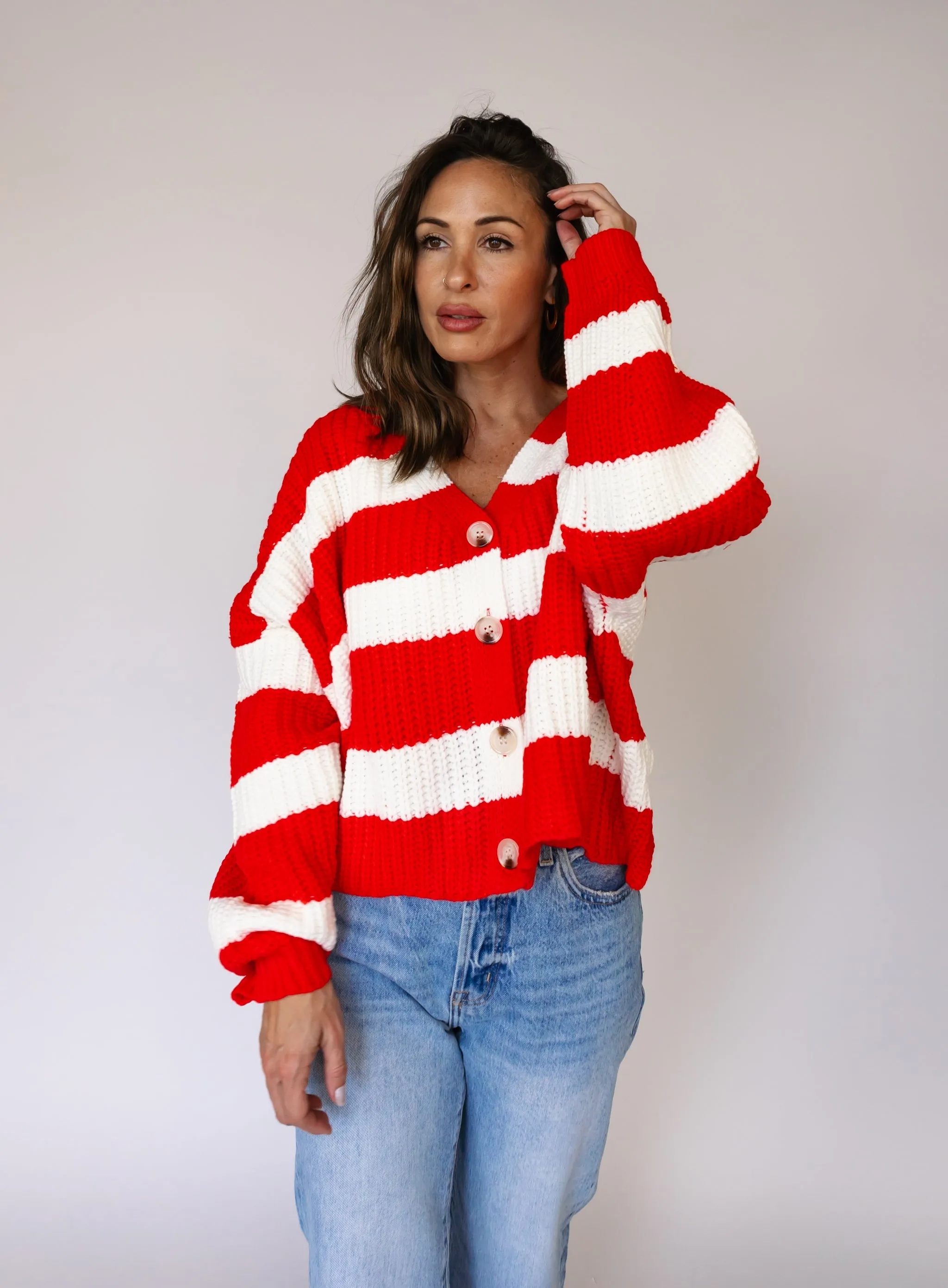 Makenzie Striped Cardigan - Final Sale