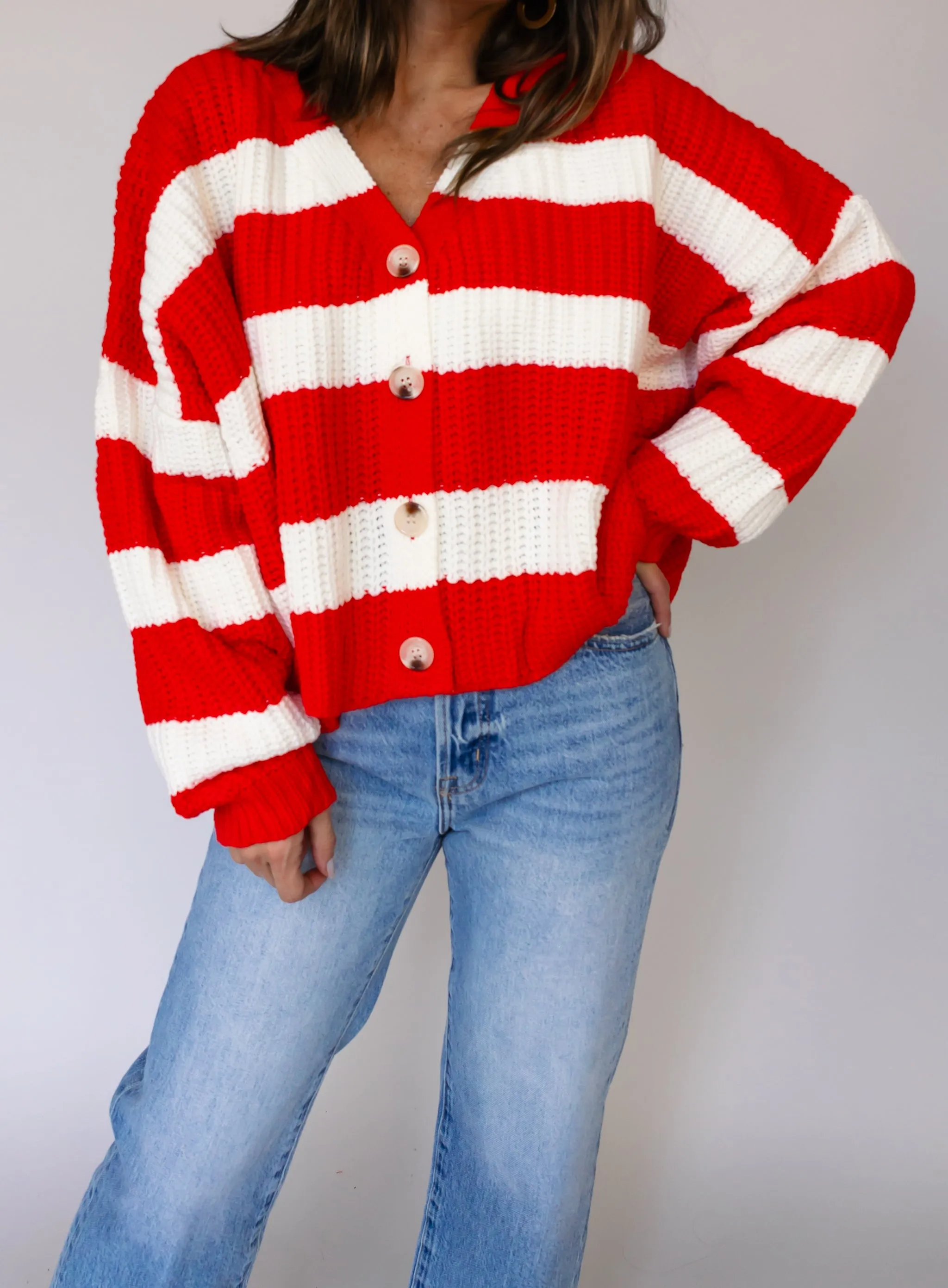 Makenzie Striped Cardigan - Final Sale